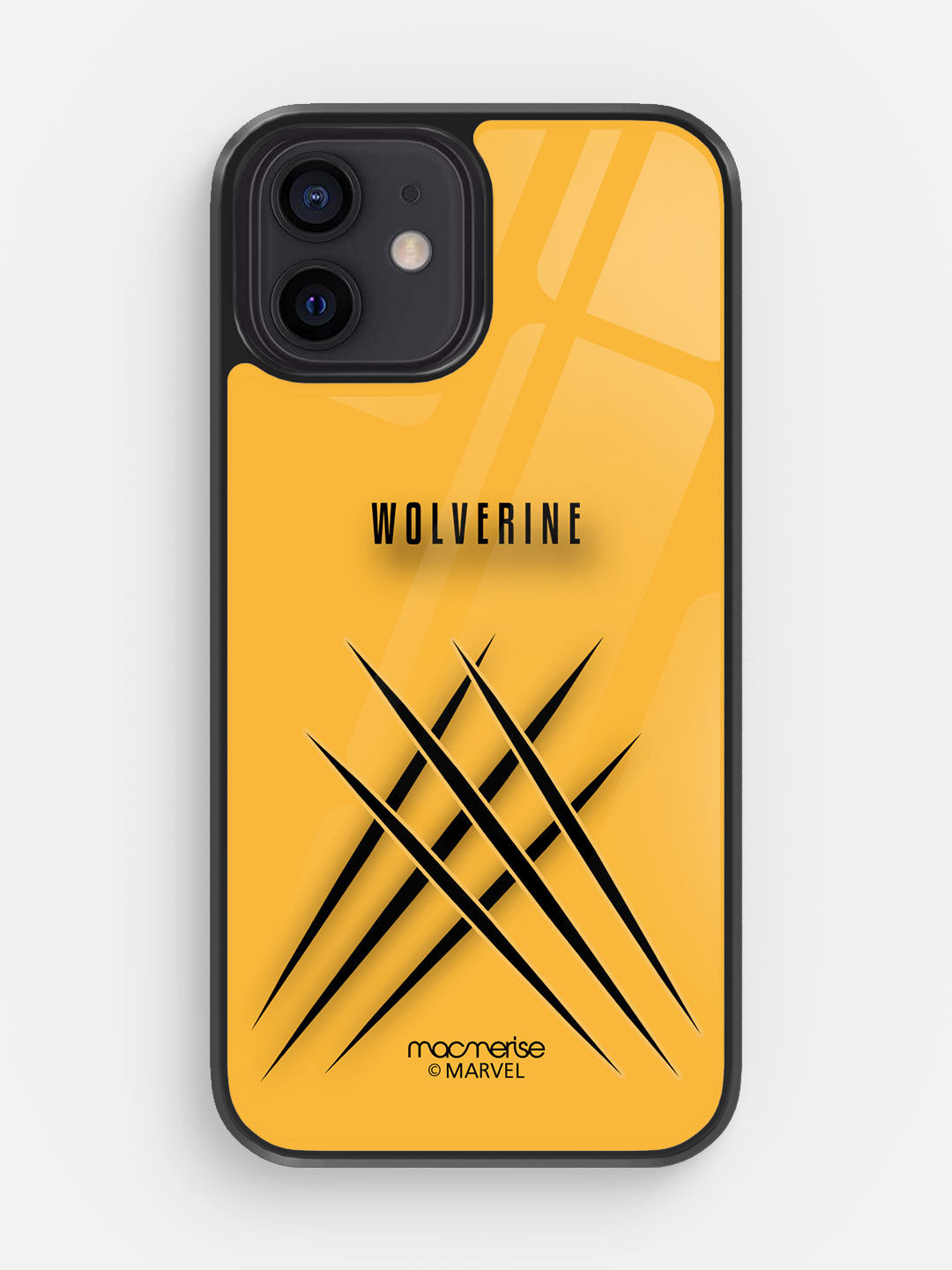 Minimalistic Wolverine - Glass Case For iPhone 12 Mini