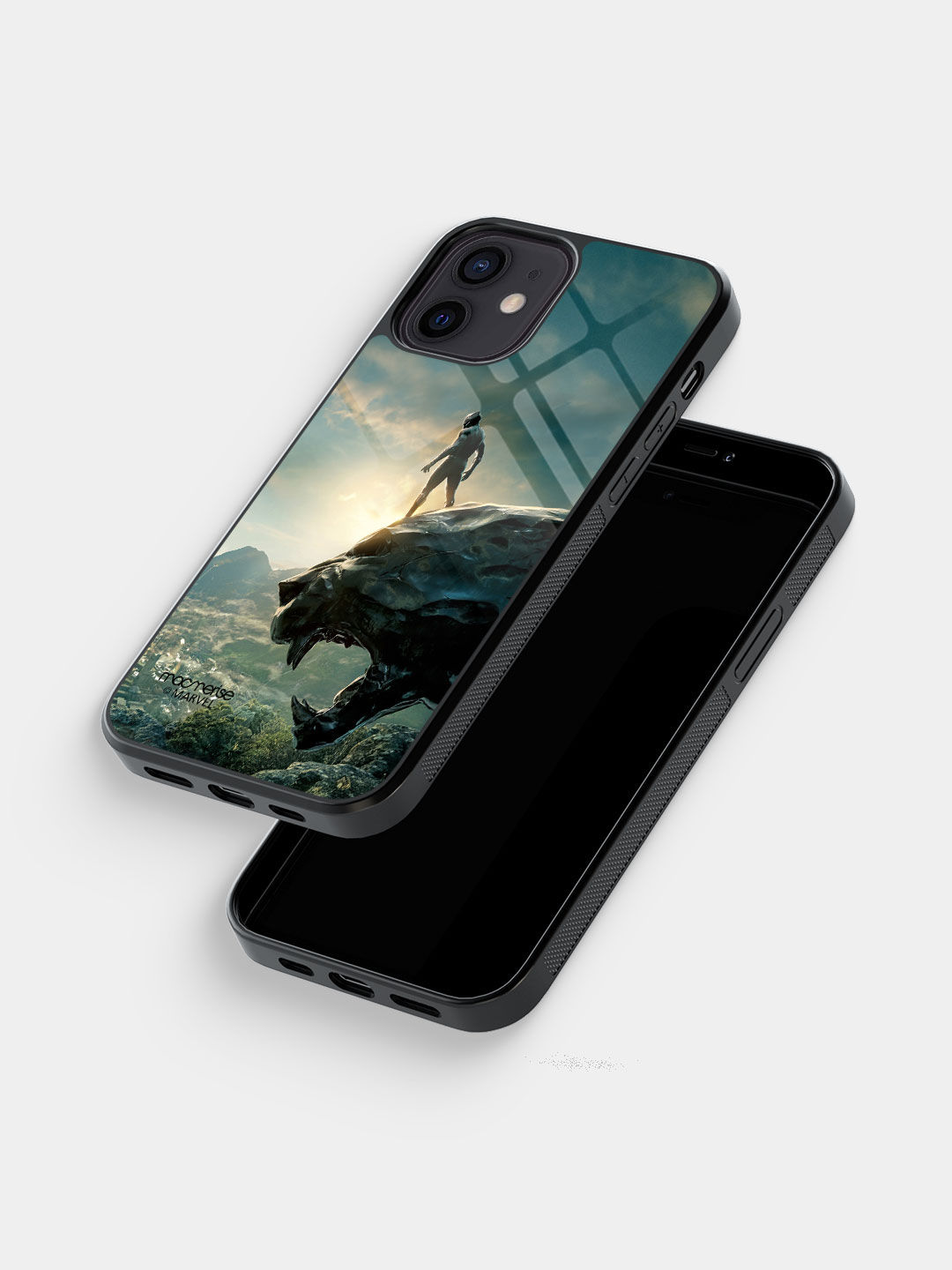 Panther Glorified - Glass Case For iPhone 12 Mini