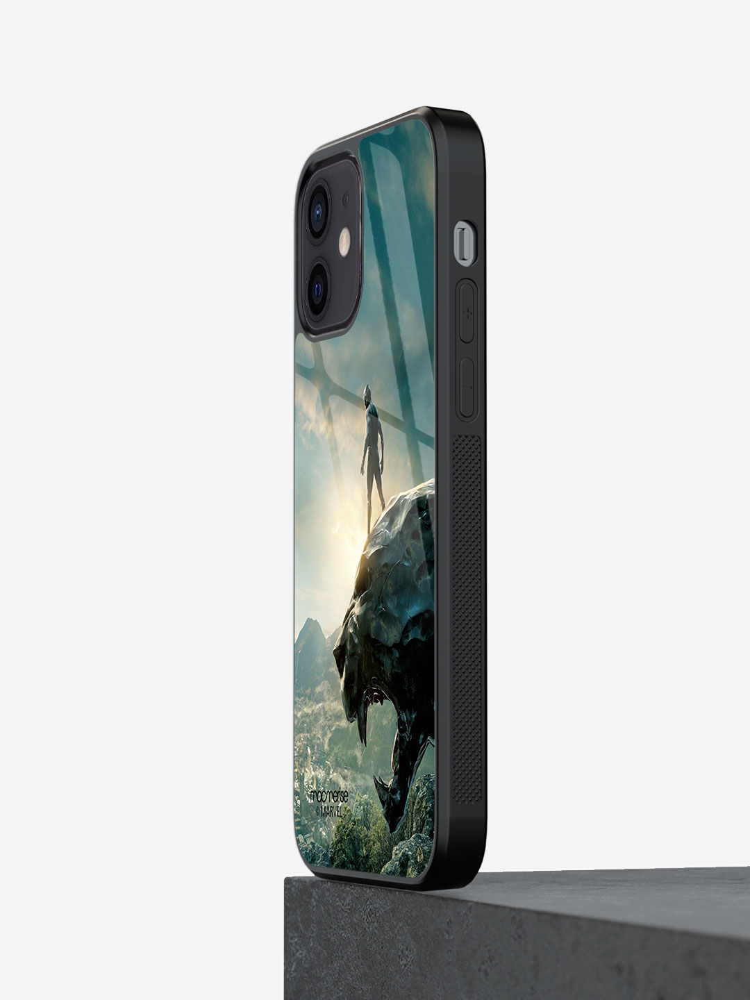 Panther Glorified - Glass Case For iPhone 12 Mini