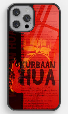 Buy SM Kurbaan Hua - Glass Phone Case for iPhone 12 Pro Phone Cases & Covers Online