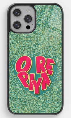 Buy SM O Re Piya - Glass Phone Case for iPhone 12 Pro Phone Cases & Covers Online