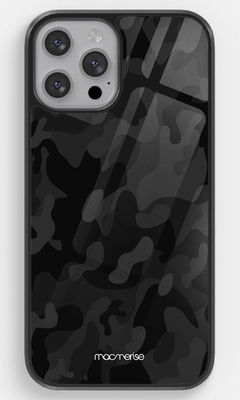 Buy Camo Black - Glass Case For iPhone 12 Pro Phone Cases & Covers Online