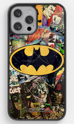 Buy Comic Bat - Glass Case For iPhone 12 Pro Phone Cases & Covers Online