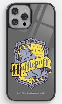 Buy Crest Hufflepuff - Glass Case For iPhone 12 Pro Phone Cases & Covers Online
