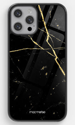 Buy Marble Black Onyx - Glass Case For iPhone 12 Pro Phone Cases & Covers Online