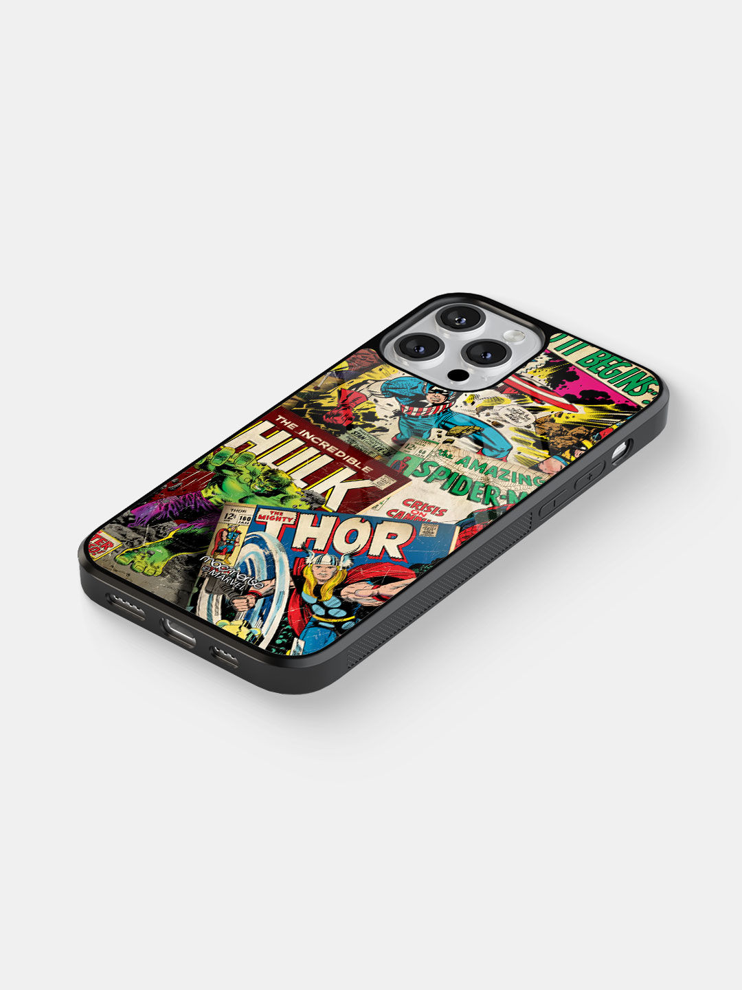 Buy Marvel Comics Collection Macmerise Glass Case for iPhone 12