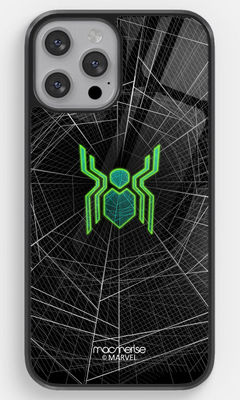 Buy Spiderman Logo Web - Glass Case For iPhone 12 Pro Phone Cases & Covers Online