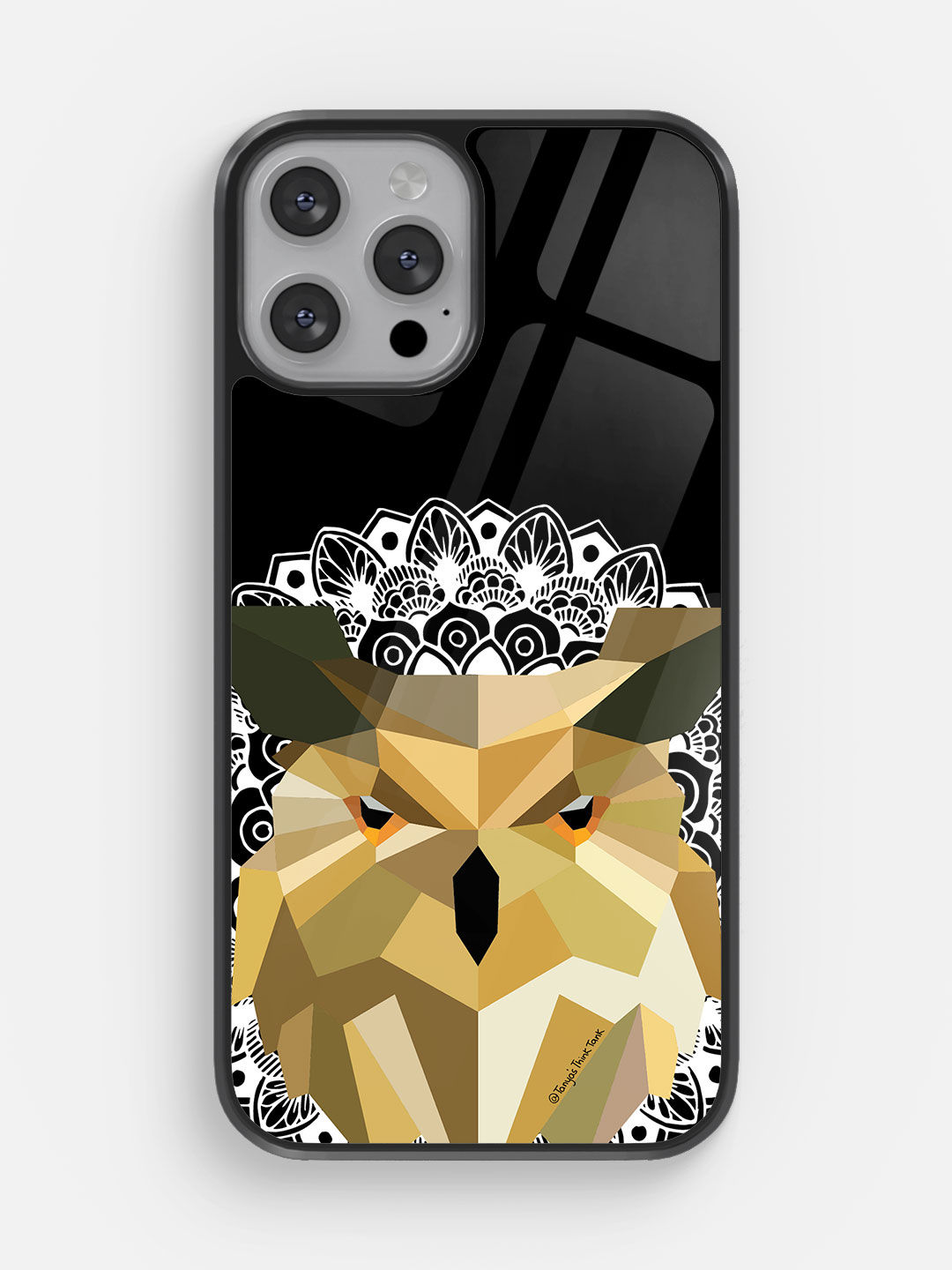Buy Owl Poly - Glass Phone Case for iPhone 13 Pro Max Phone Cases & Covers Online