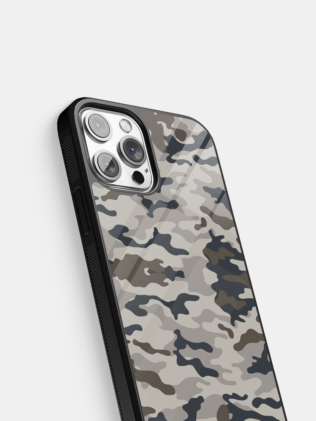 Camo Field Drab - Glass Case For iPhone 13 Pro Max