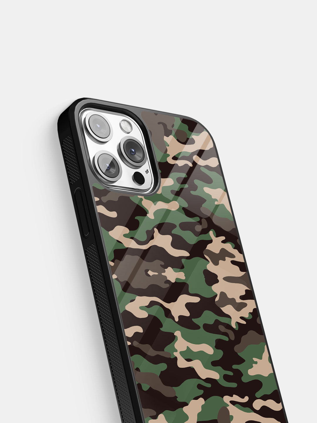 Camo Hunter Green - Glass Case For iPhone 13 Pro Max