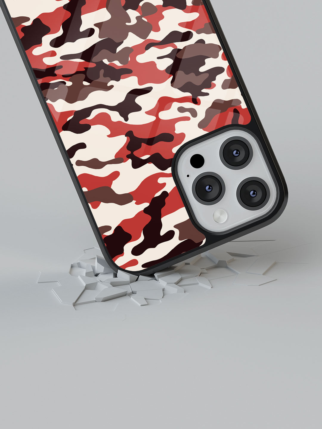 Camo Sand Grullo - Glass Case For iPhone 13 Pro Max