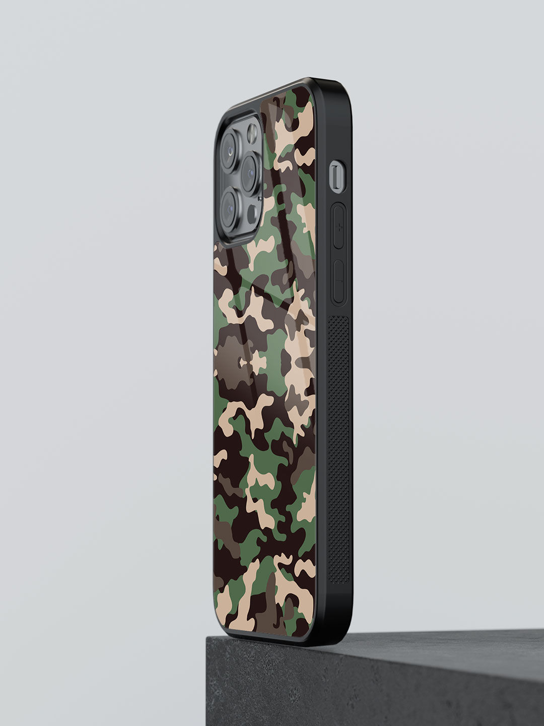 Camo Hunter Green - Glass Case For iPhone 13 Pro Max
