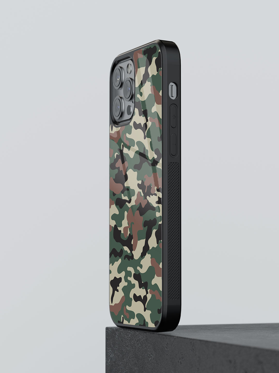 Camo Rifle Green - Glass Case For iPhone 13 Pro Max