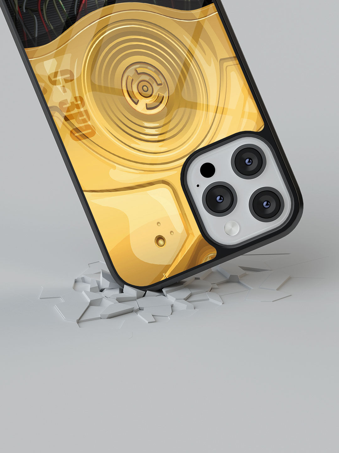 Attire C3PO - Glass Case For iPhone 13 Pro Max