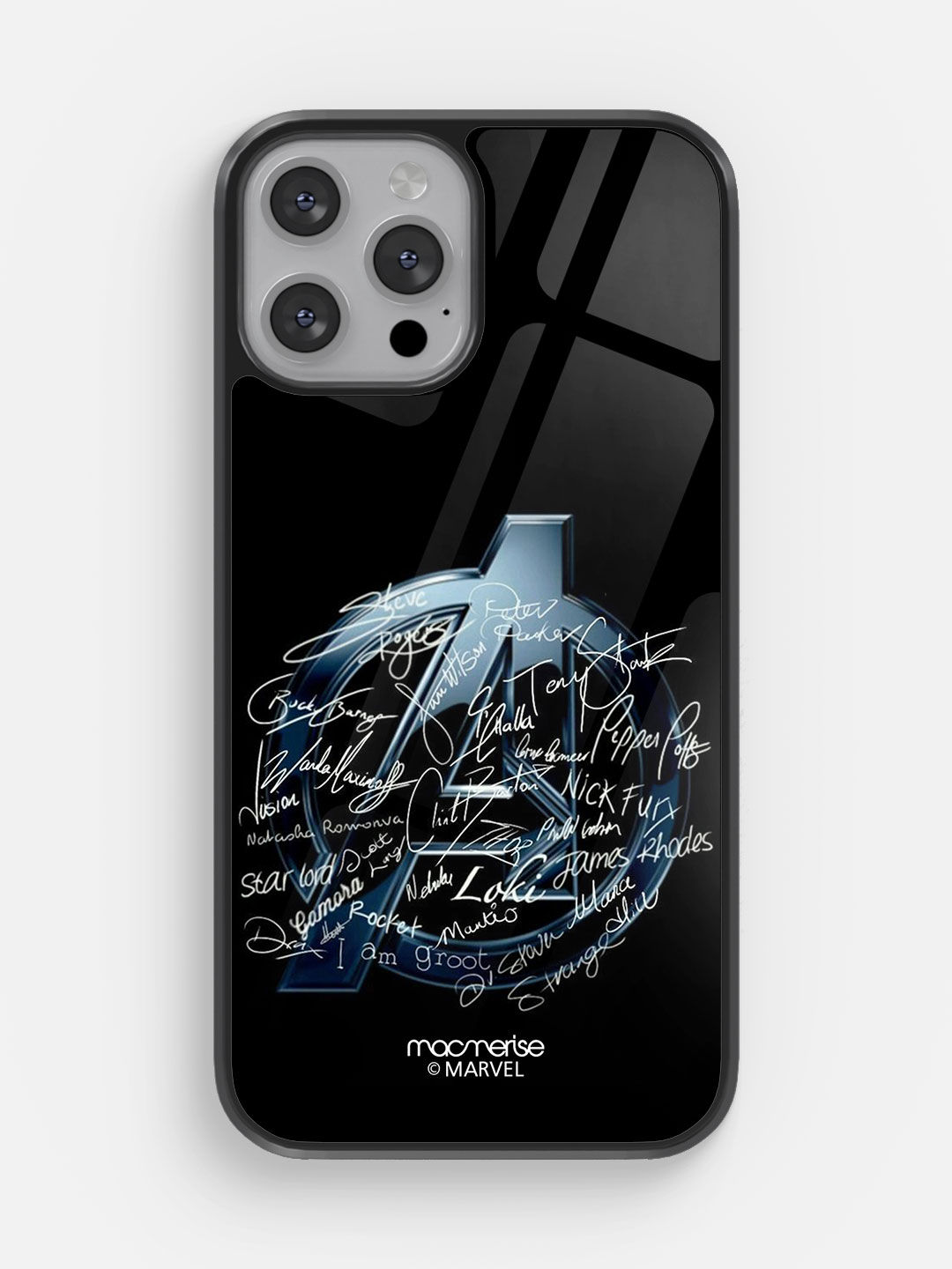 Avengers Nostalgia - Glass Case For iPhone 13 Pro Max