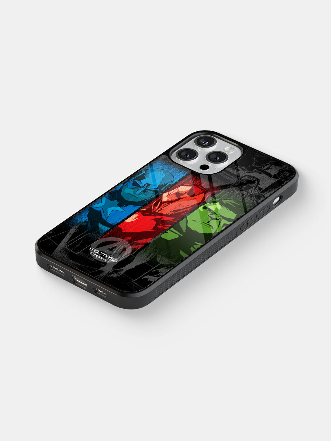 Avengers Sketch - Glass Case For iPhone 13 Pro Max
