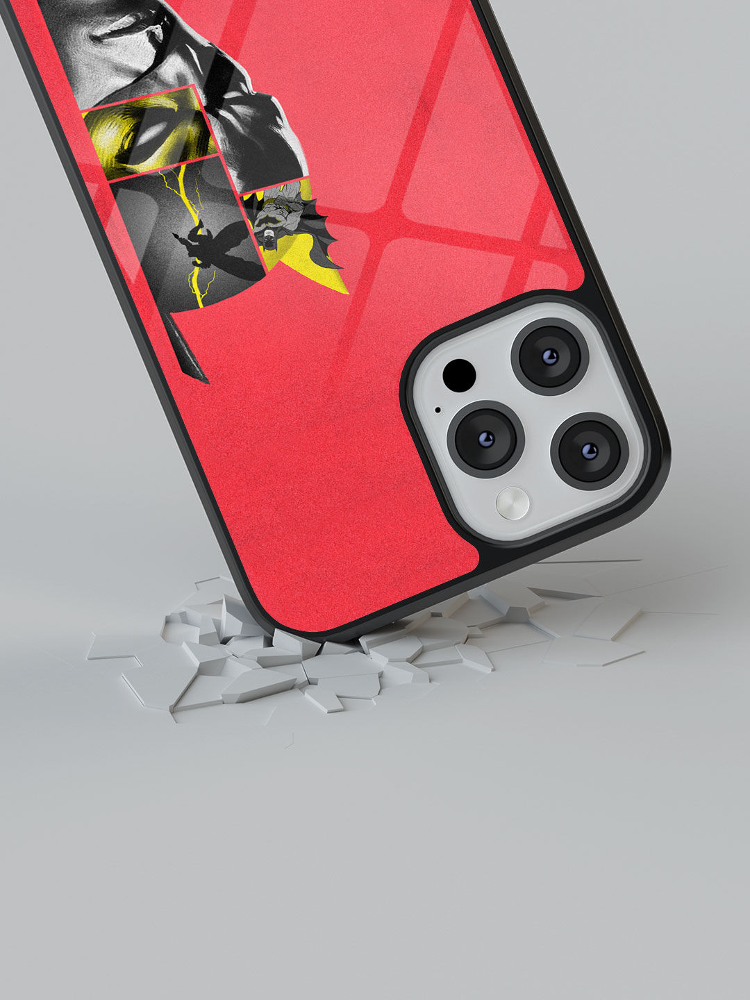 Bat Collage - Glass Case For iPhone 13 Pro Max