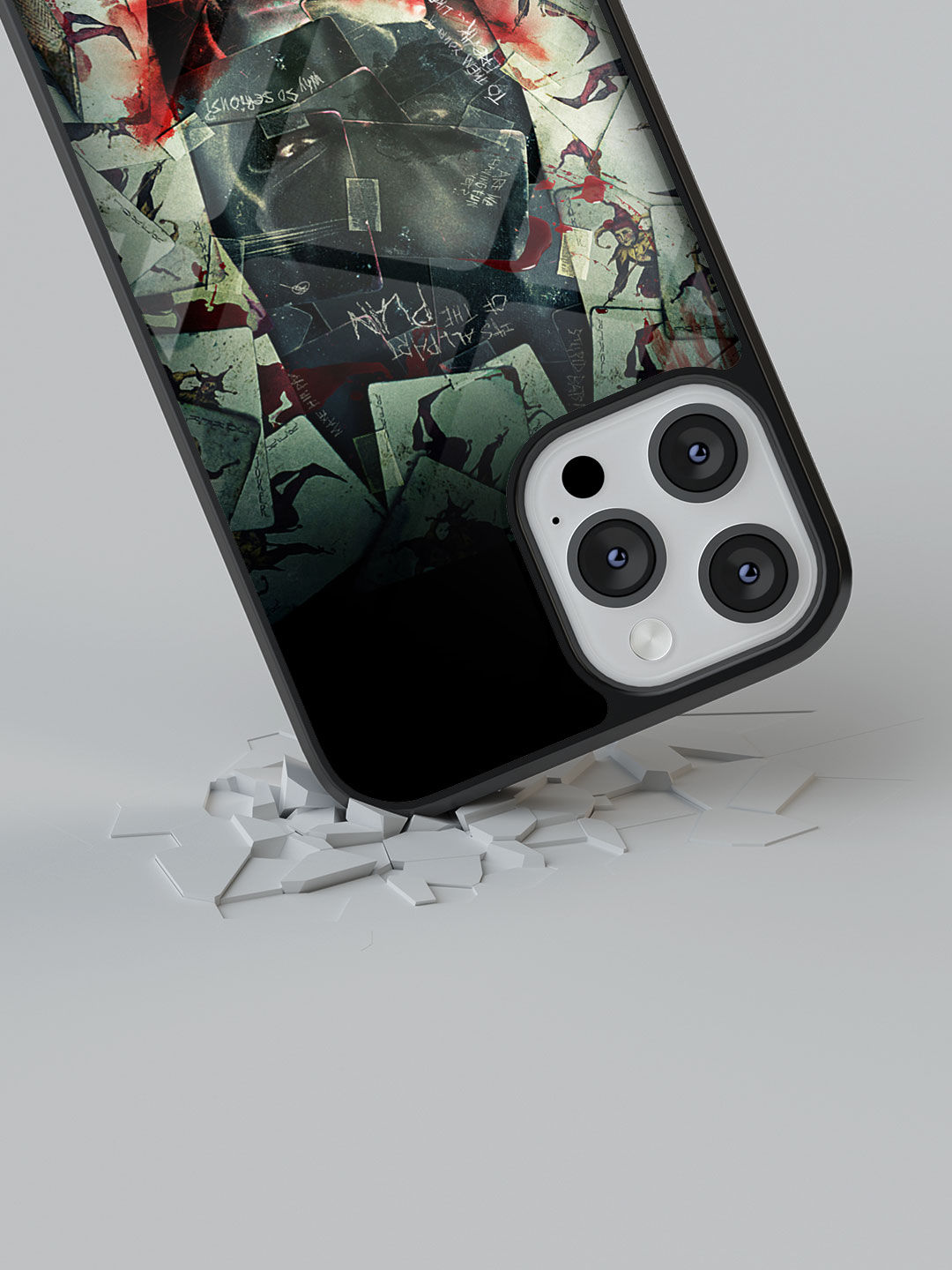Bat Joker - Glass Case For iPhone 13 Pro Max