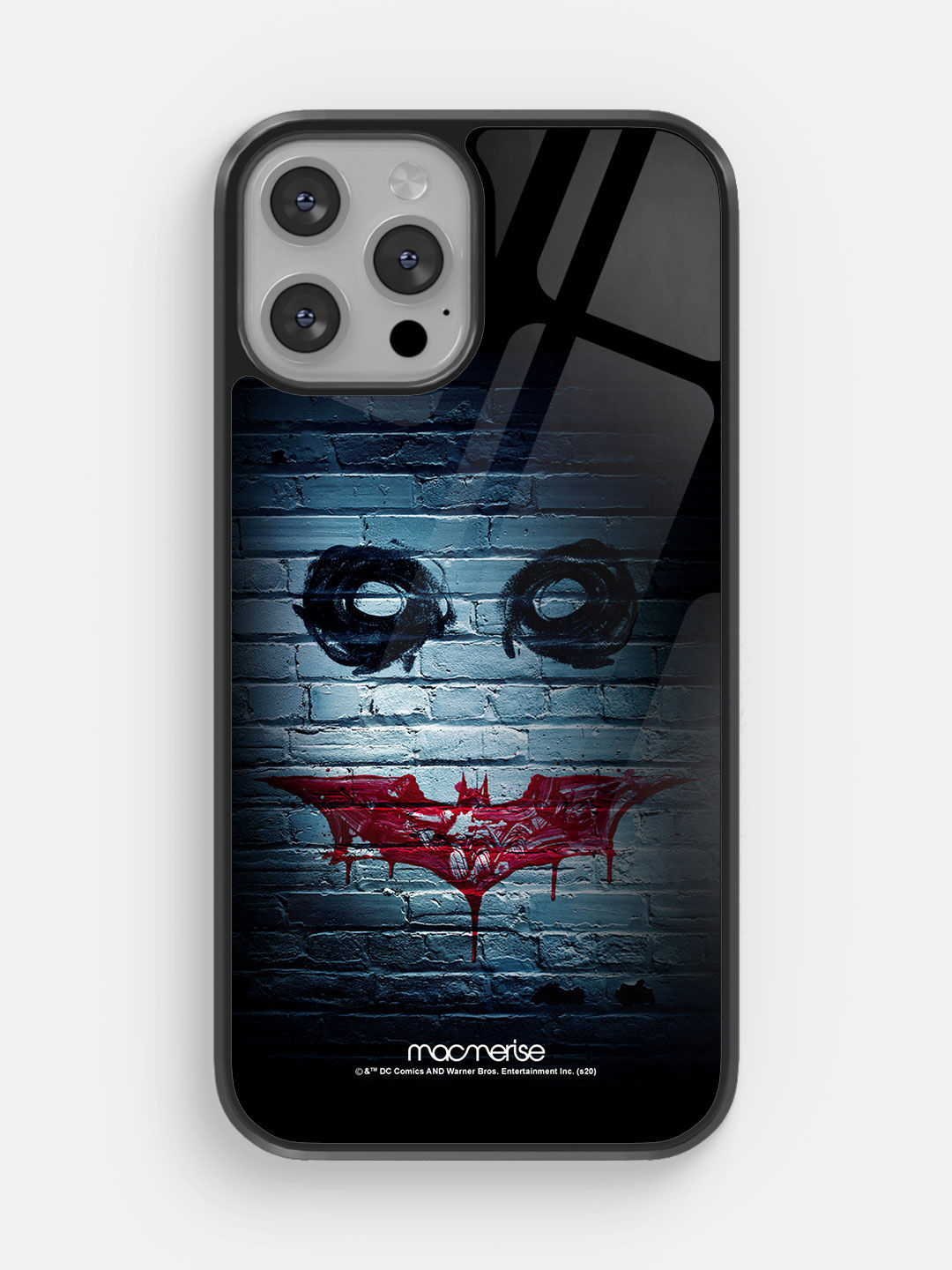 Bat Joker Graffiti - Glass Case For iPhone 13 Pro Max
