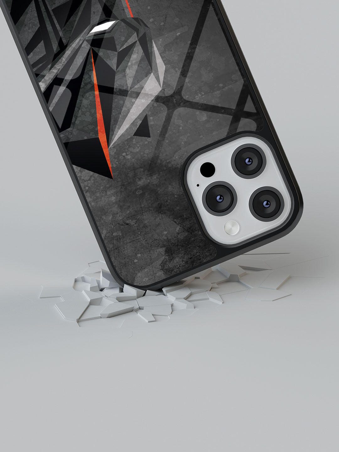 Batman Geometric - Glass Case For iPhone 13 Pro Max