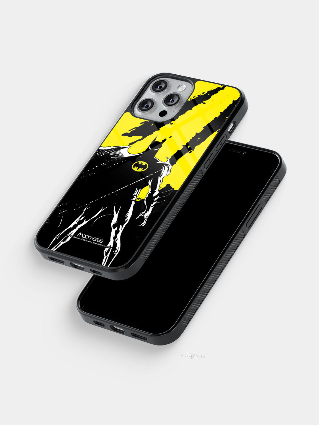 Bat on the lookout - Glass Case For iPhone 13 Pro Max
