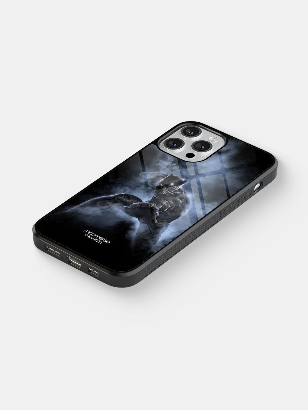 Black Panther Attack - Glass Case For iPhone 13 Pro Max
