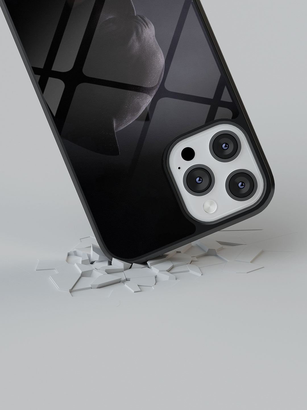 Brutal Batman - Glass Case For iPhone 13 Pro Max