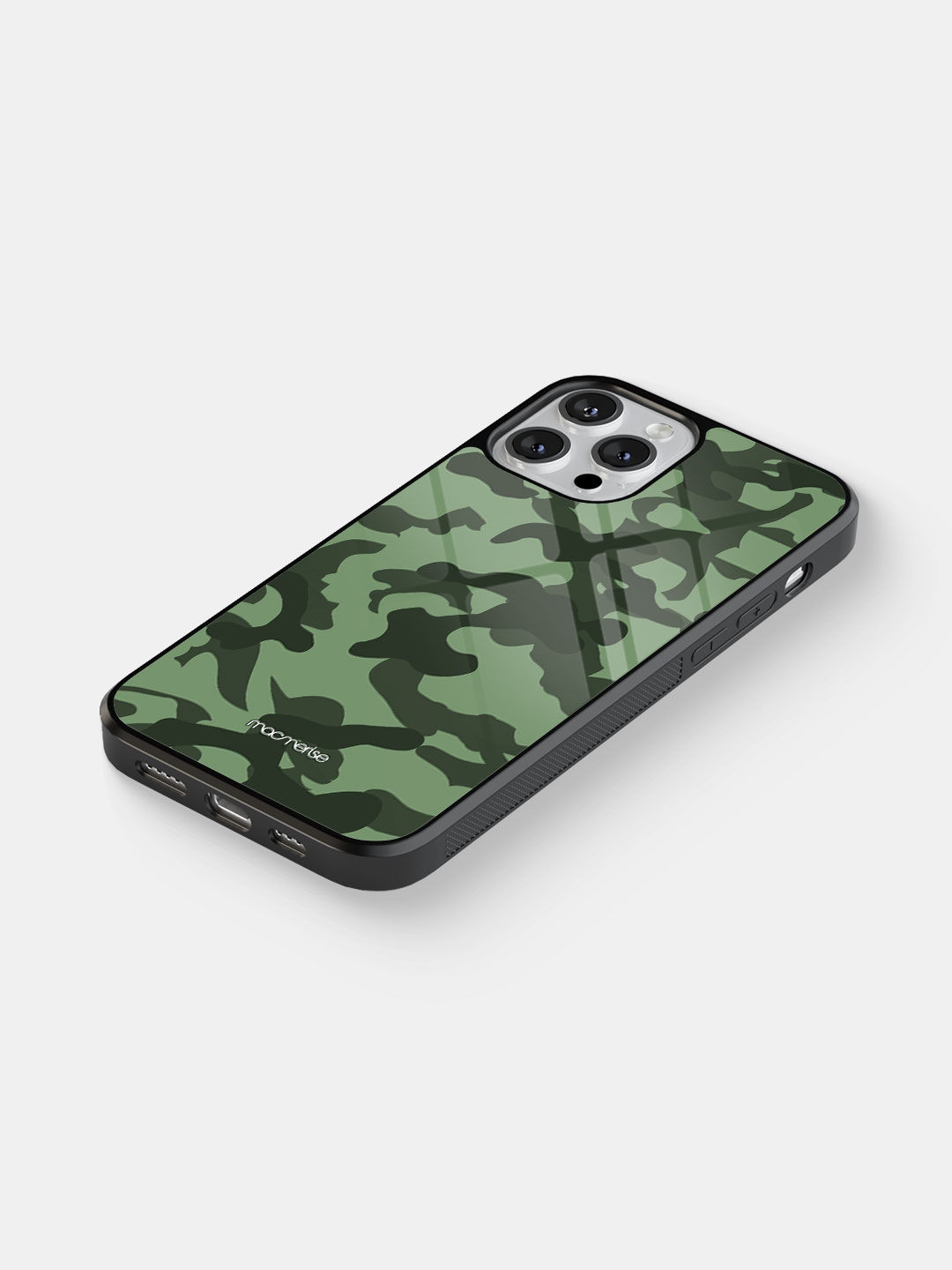 Camo Green - Glass Case For iPhone 13 Pro Max