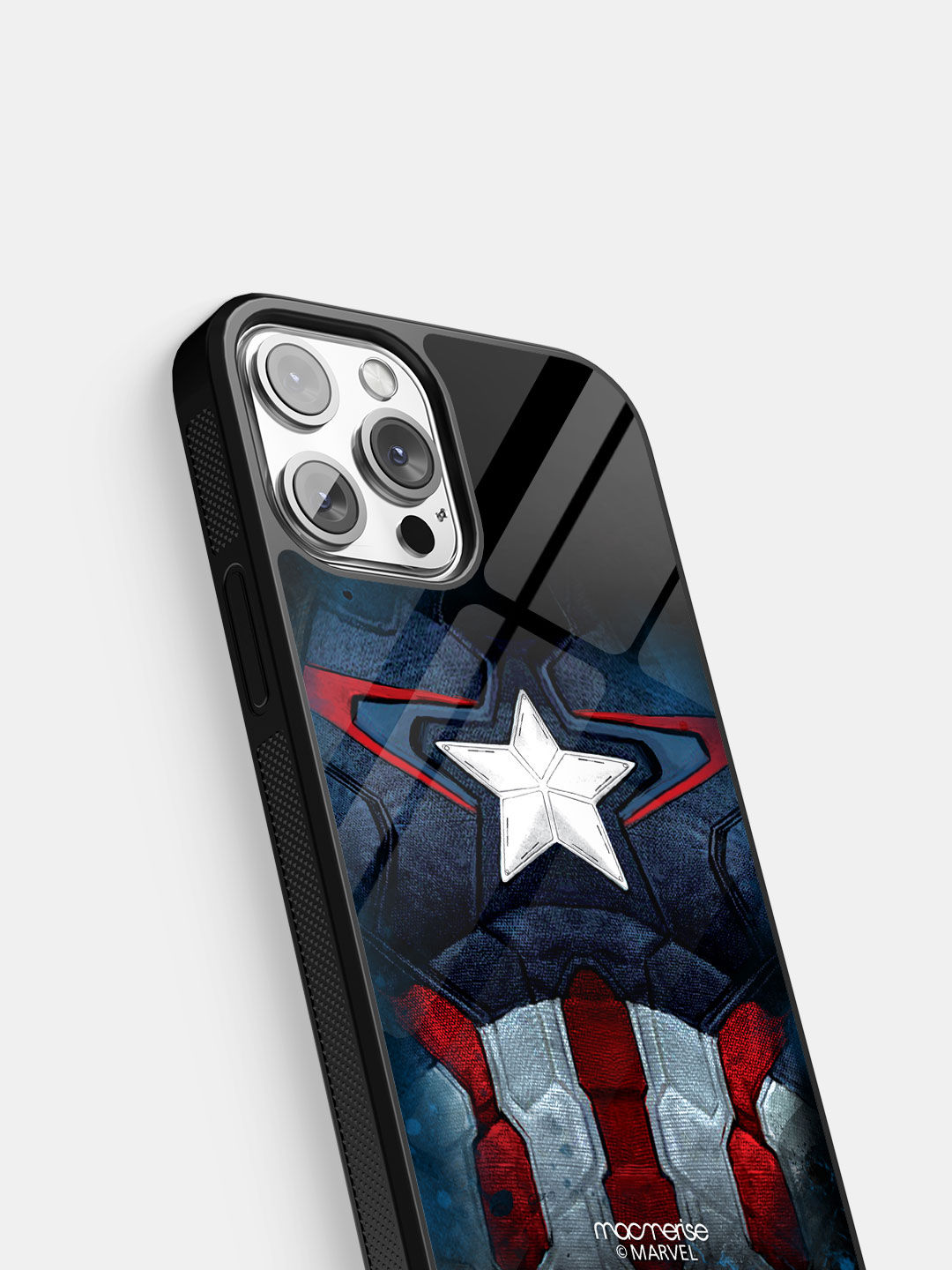 Cap Am Suit - Glass Case For iPhone 13 Pro Max