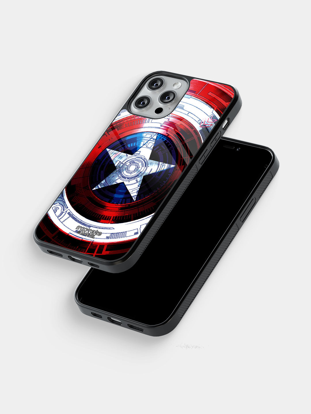 Captains Shield Decoded - Glass Case For iPhone 13 Pro Max