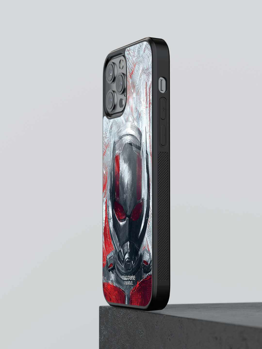 Charcoal Art Antman - Glass Case For iPhone 13 Pro Max