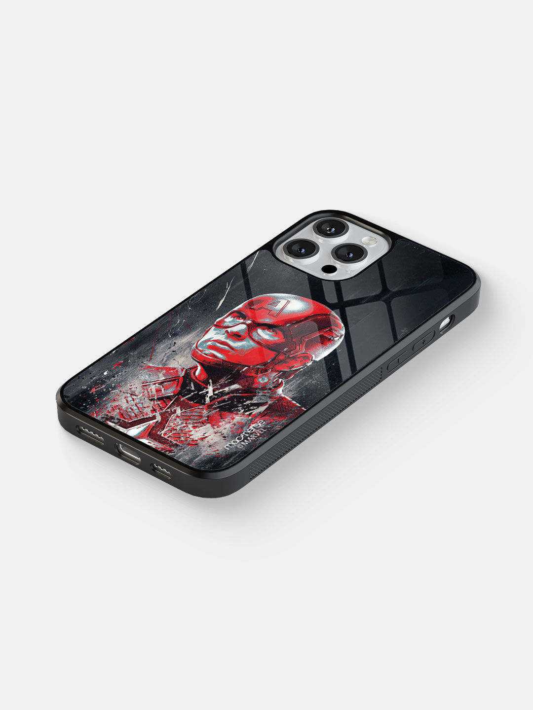 Charcoal Art Captain America - Glass Case For iPhone 13 Pro Max