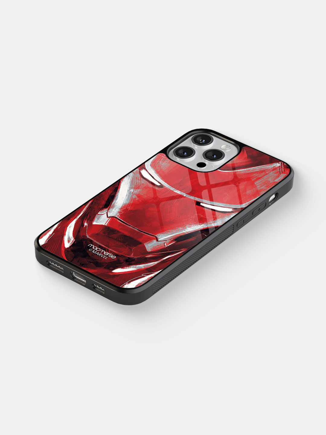 Charcoal Art Iron man - Glass Case For iPhone 13 Pro Max