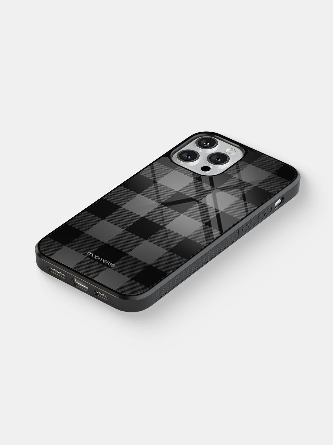 Checkmate Black - Glass Case For iPhone 13 Pro Max