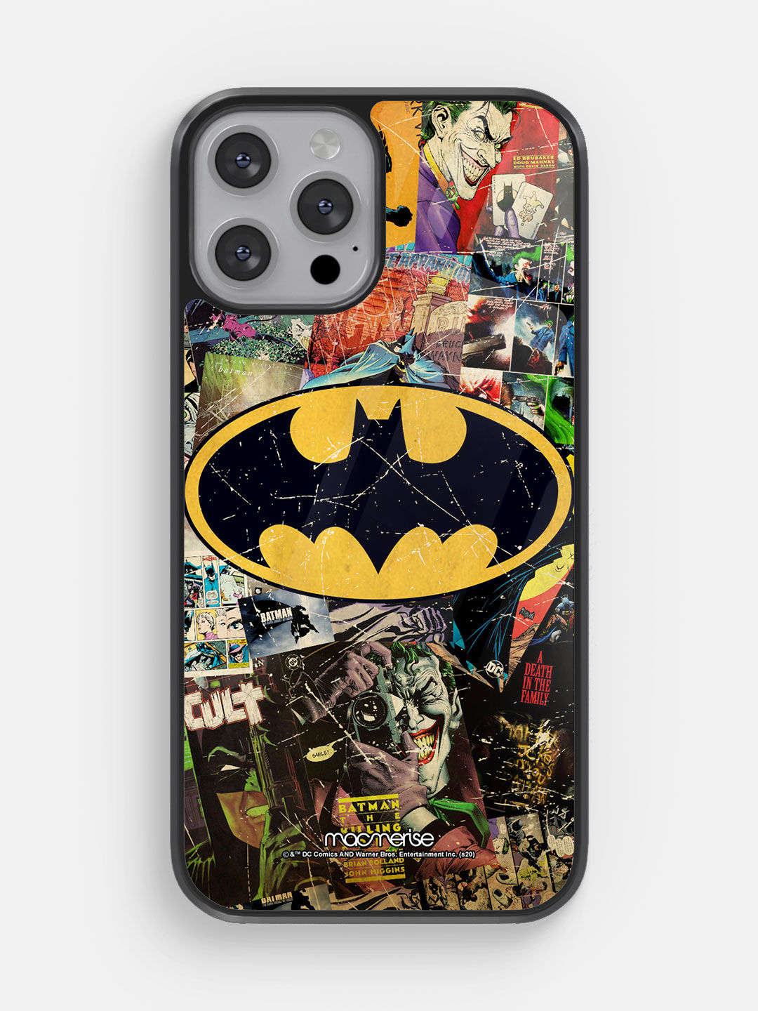 Comic Bat - Glass Case For iPhone 13 Pro Max