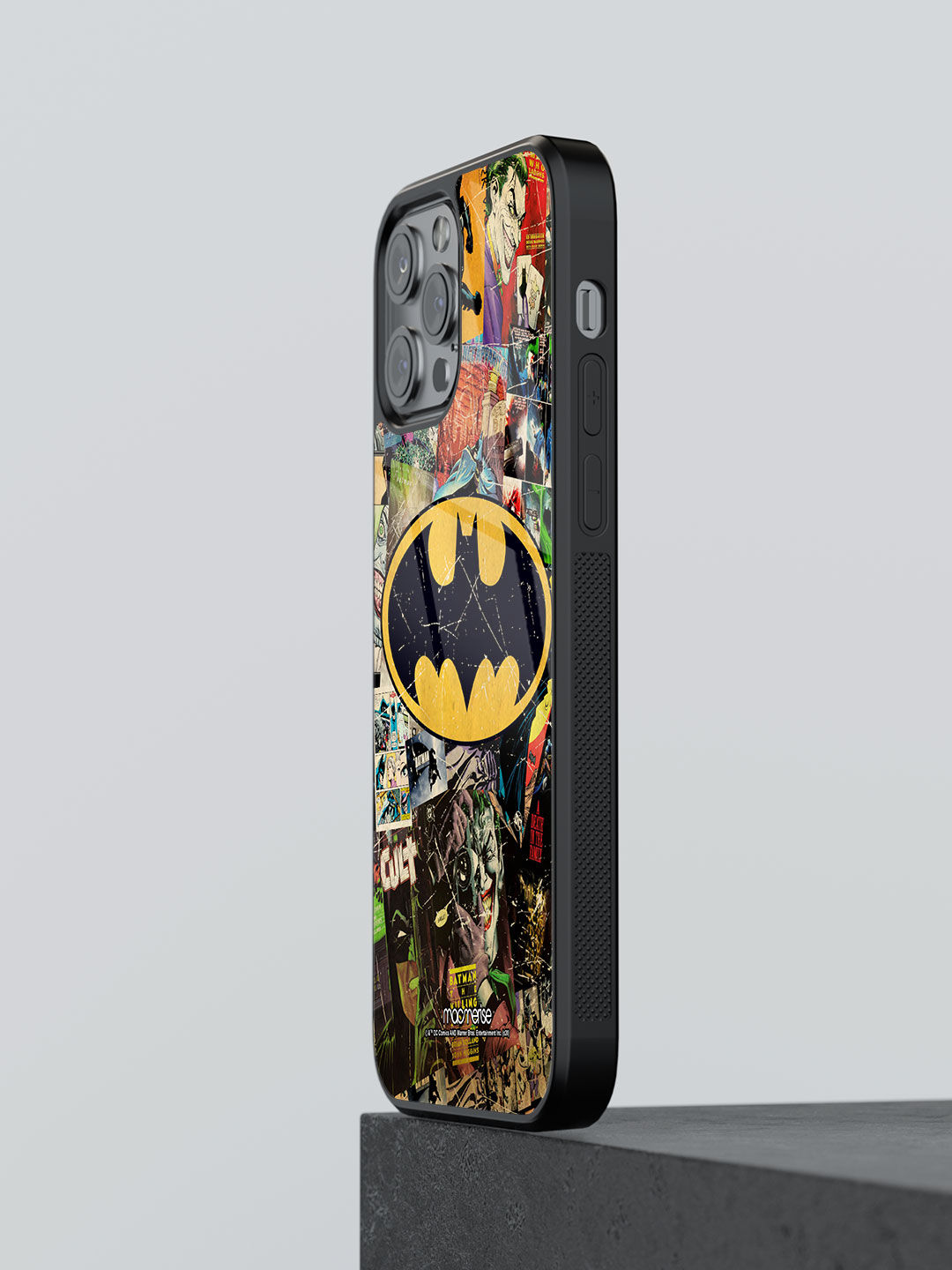 Comic Bat - Glass Case For iPhone 13 Pro Max