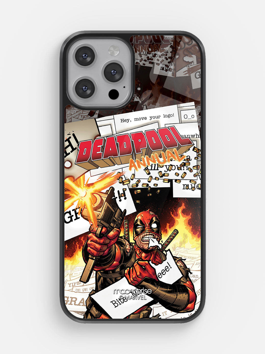 Comic Deadpool - Glass Case For iPhone 13 Pro Max
