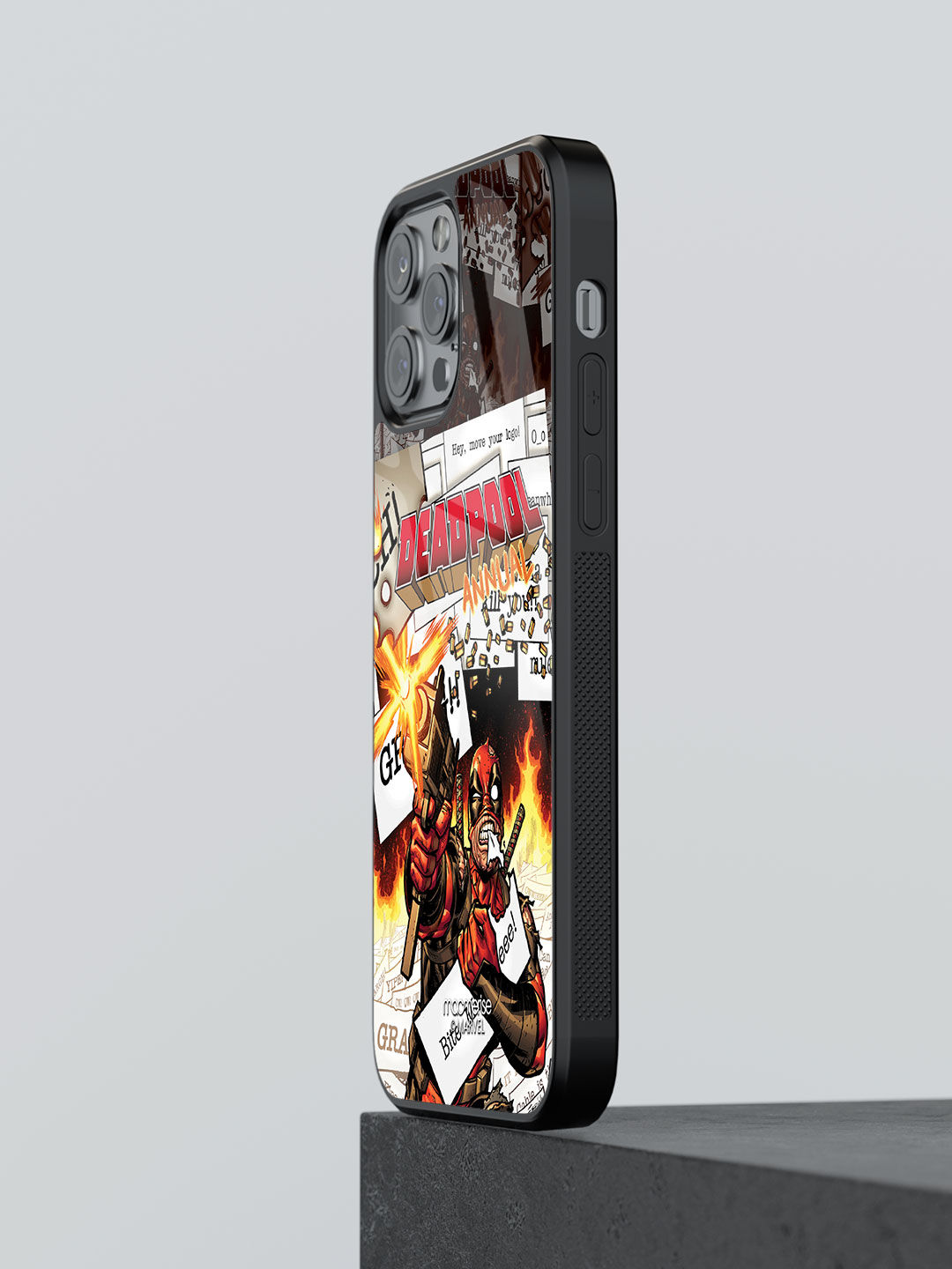 Comic Deadpool - Glass Case For iPhone 13 Pro Max