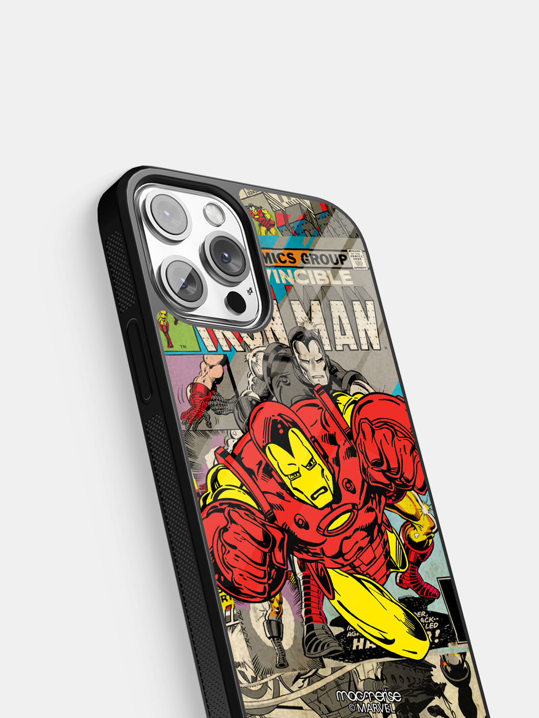 Comic Ironman - Glass Case For iPhone 13 Pro Max