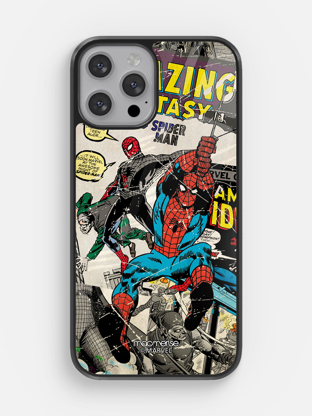 Comic Spidey - Glass Case For iPhone 13 Pro Max