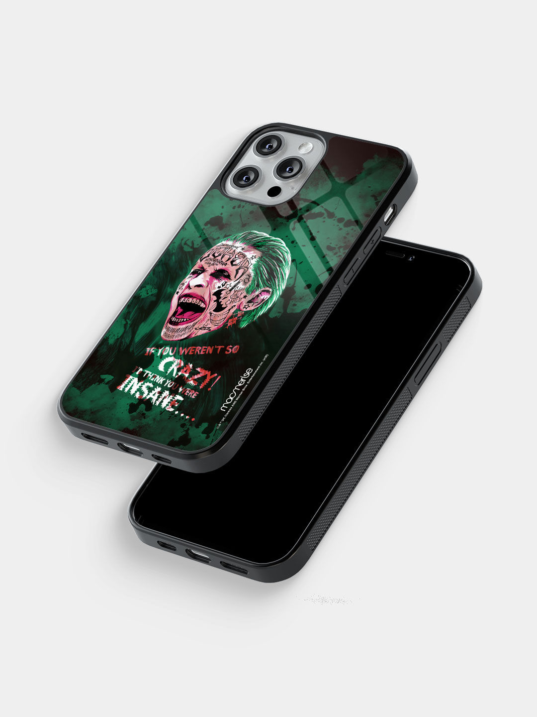 Crazy Insane Joker - Glass Case For iPhone 13 Pro Max