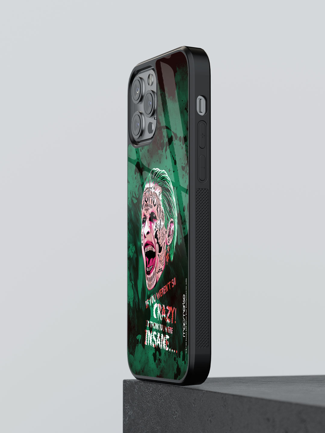 Crazy Insane Joker - Glass Case For iPhone 13 Pro Max
