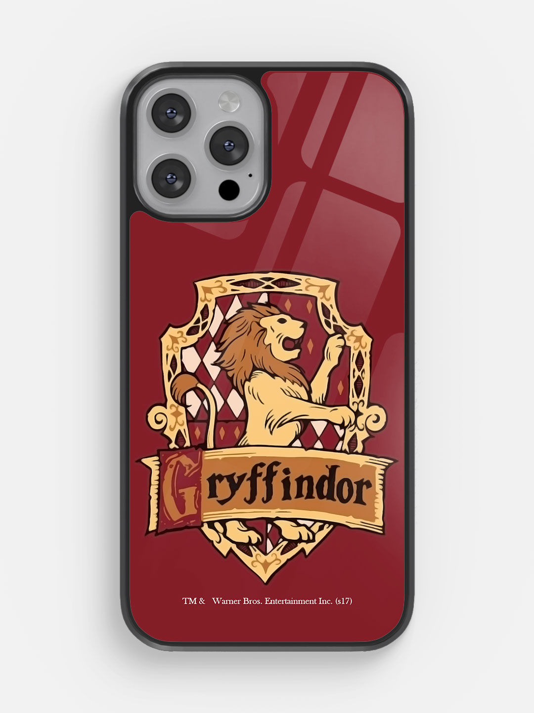 Crest Gryffindor - Glass Case For iPhone 13 Pro Max
