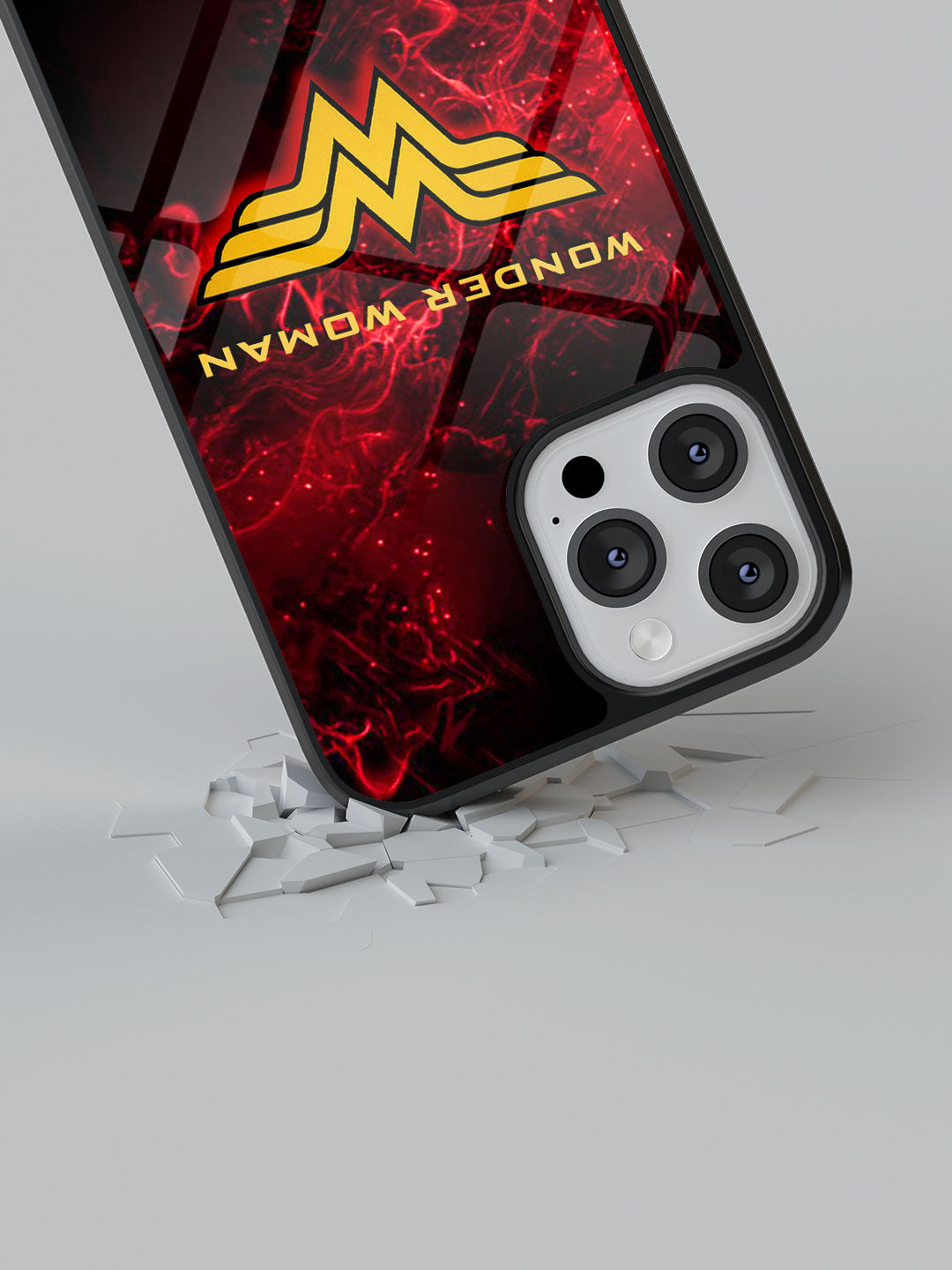 Emblem Wonder Woman - Glass Case For iPhone 13 Pro Max