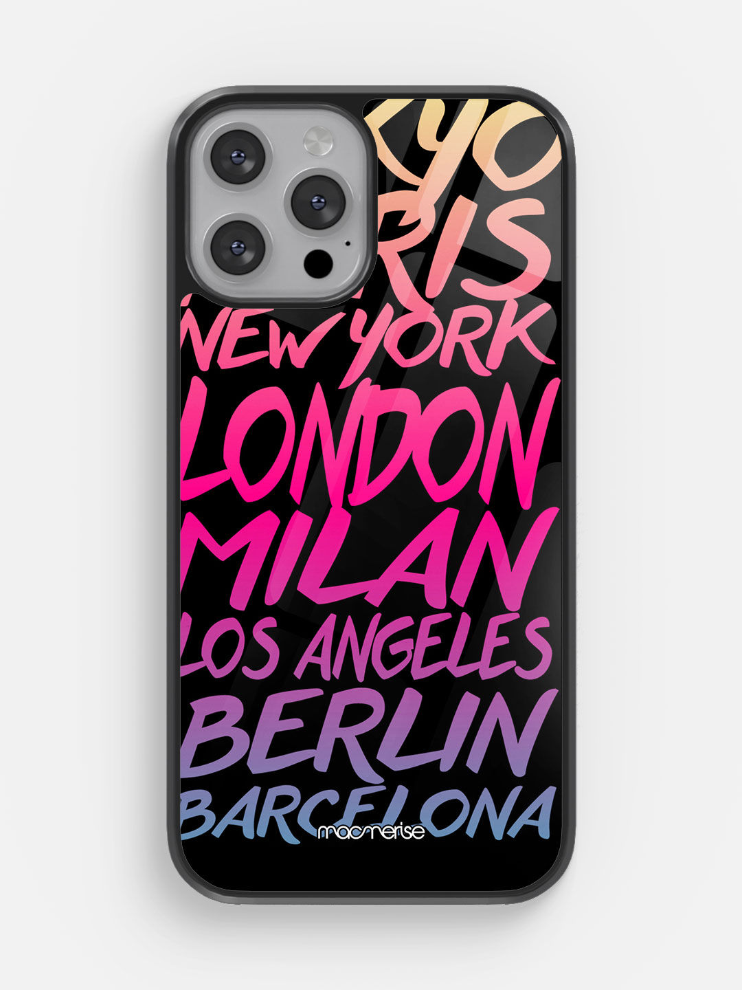 Fashion Cities - Glass Case For iPhone 13 Pro Max