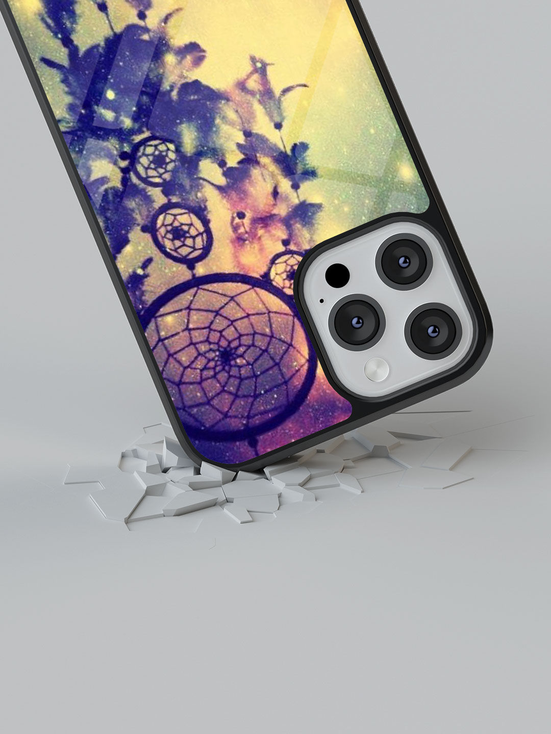 Galaxy Motif - Glass Case For iPhone 13 Pro Max