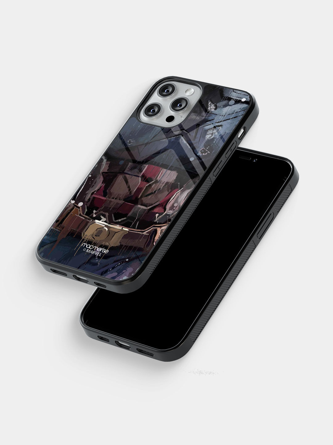 Grunge Suit Steve - Glass Case For iPhone 13 Pro Max