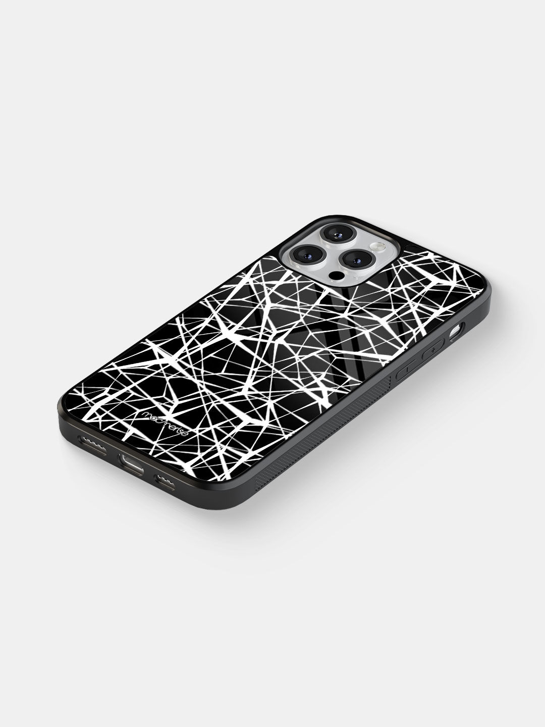Grunge Web - Glass Case For iPhone 13 Pro Max
