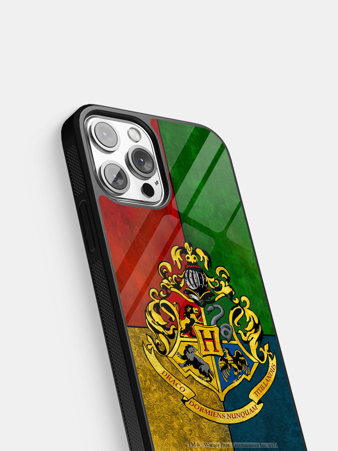 Hogwarts Sigil - Glass Case For iPhone 13 Pro Max