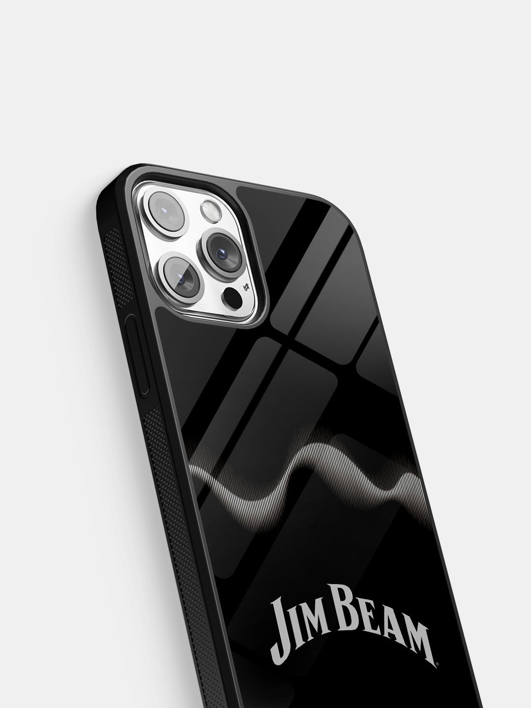 Jim Beam Sound Waves - Glass Case For iPhone 13 Pro Max